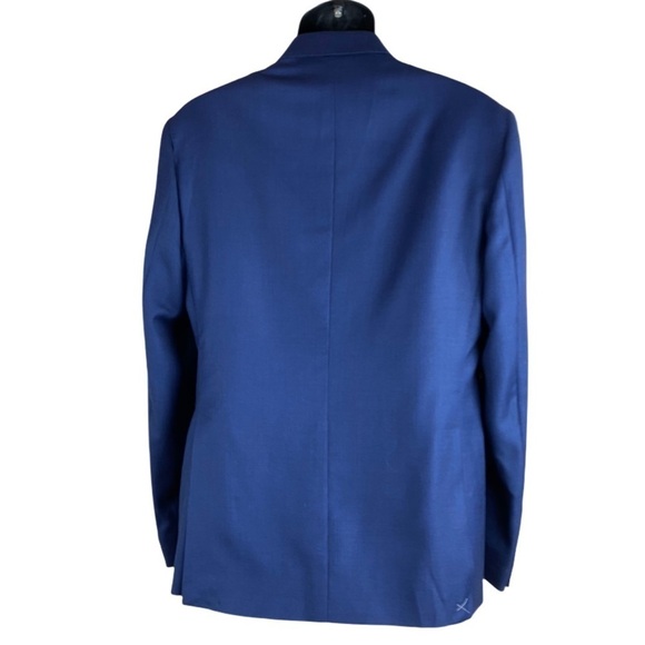 NWT Massimo Dutti Viscose Dark Blue Jacket Size 40 - Picture 2 of 13